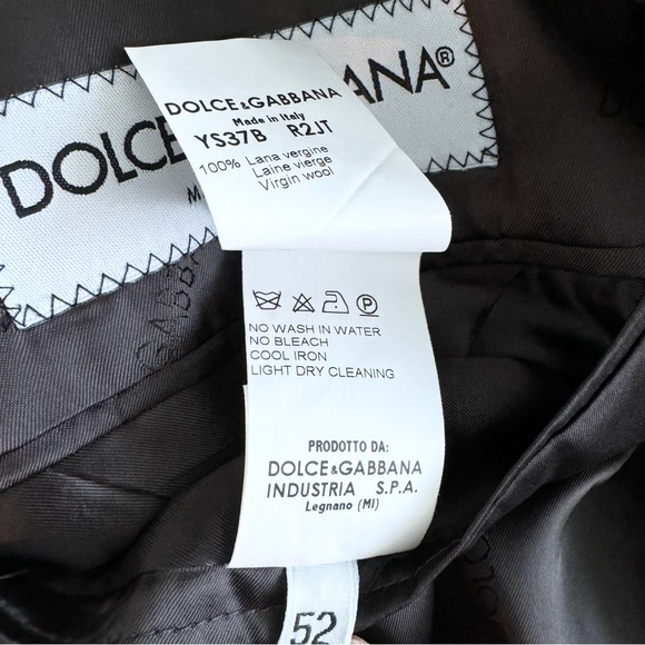 Dolce & Gabbana Chocolate Brown Pin Stripe Suit EU52 - Picture 8 of 11